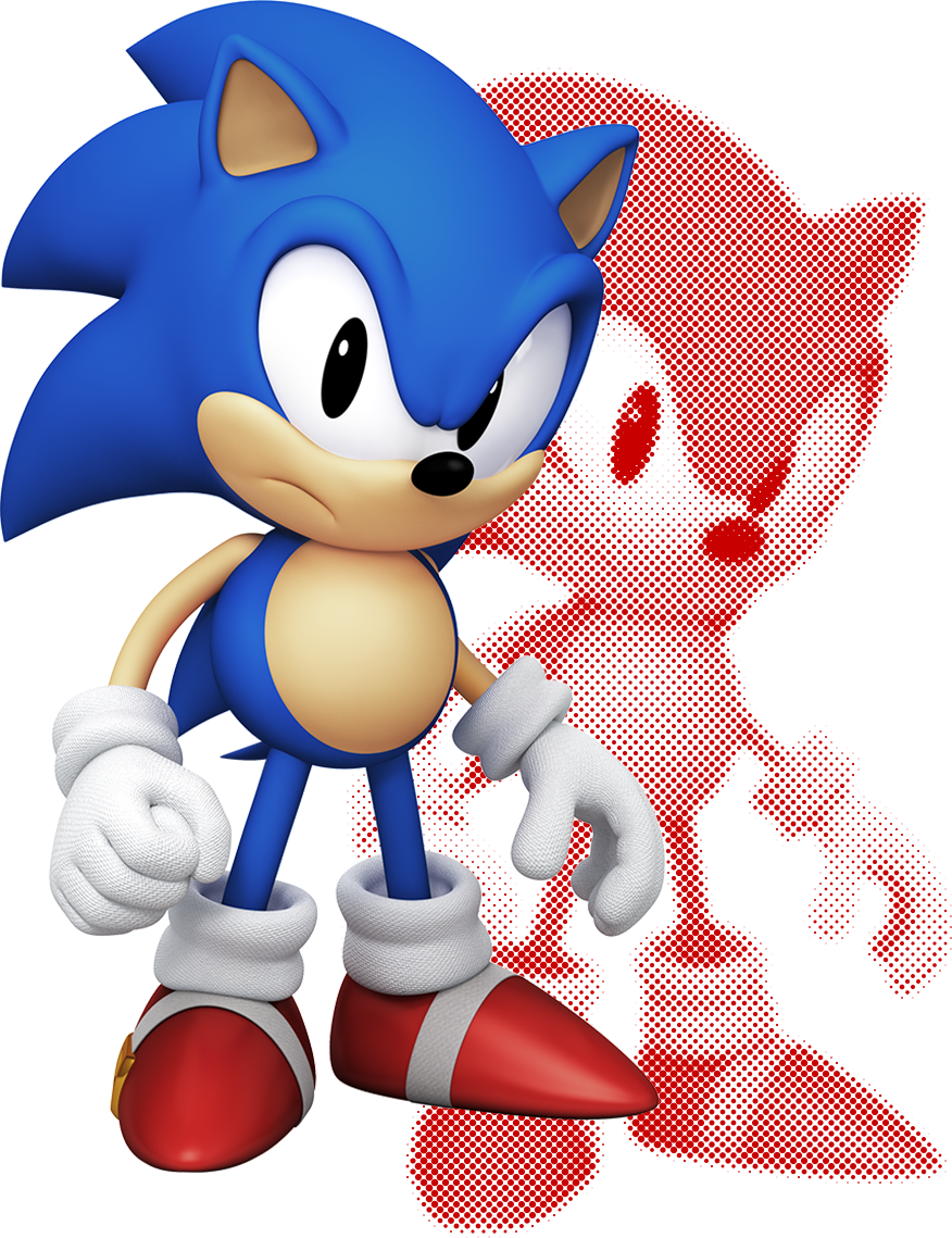 Sfpc Pic 02 - Sonic Forces Classic Sonic Render (876x1139), Png Download