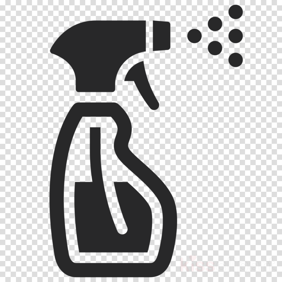 Clip Art Spray Bottle Clipart Cleaning Spray Bottle - Clip Art Spray Bottle (900x900), Png Download
