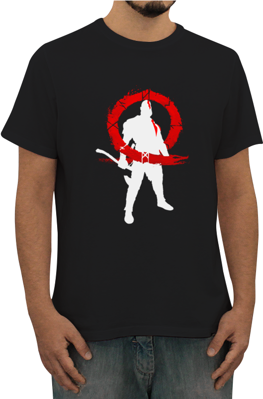 Camiseta God Of War De Lucas Trujillosna - Cartoon (800x800), Png Download