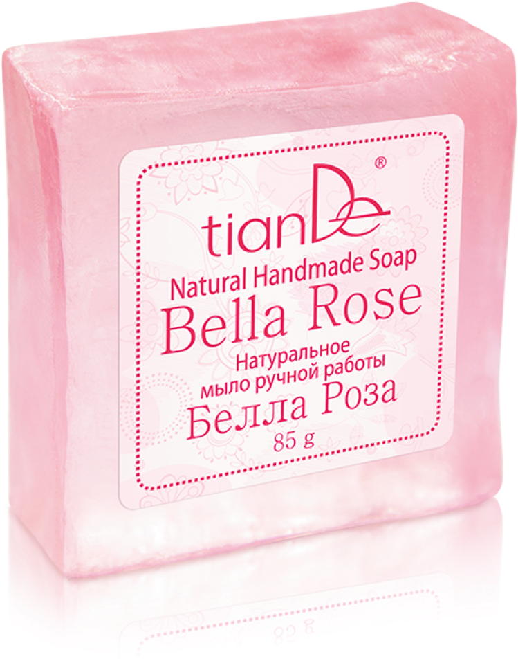 Natural Handmade Soap Rose,1pc (956x1000), Png Download