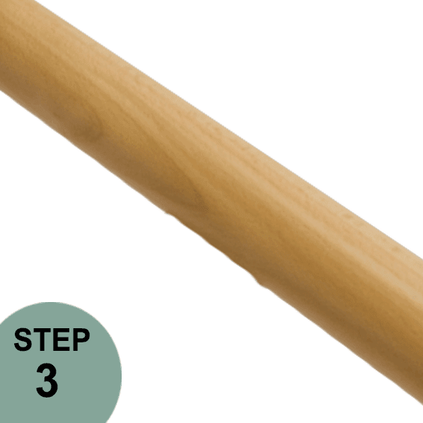Prova Railing Pa3 Unfinished Wooden Handrail - Apply Eyeshadow Step By Step (598x598), Png Download