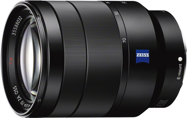 Photographic Equipment Products - Sony Zeiss Fe 24 70mm F 4 Oss (1014x396), Png Download