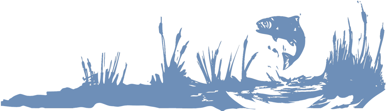 Jumping Fish Png - Portable Network Graphics (1600x460), Png Download