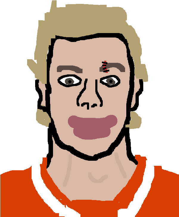 He Plays Hockey - Illustration (600x781), Png Download