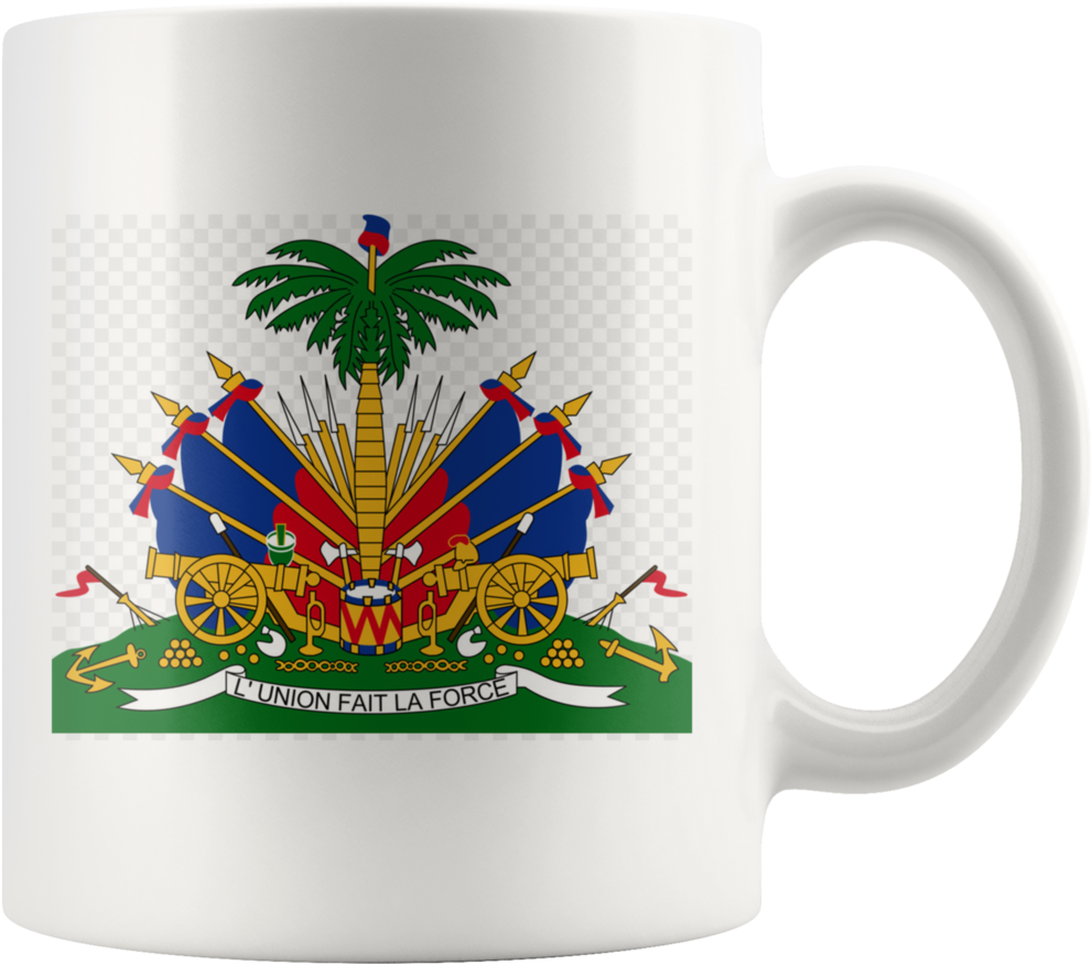 Haiti Zoe Cup Jean Jerome Marketplace Png Haiti Zoe - Middle Of The Haitian Flag (1024x1024), Png Download