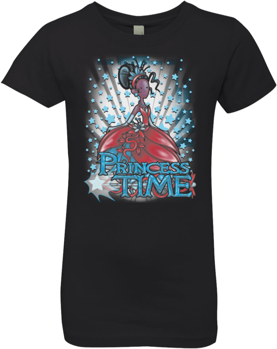 Princess Time Tiana Girls Premium T-shirt - Iron Maiden Tour 2018 T Shirt (1155x1155), Png Download