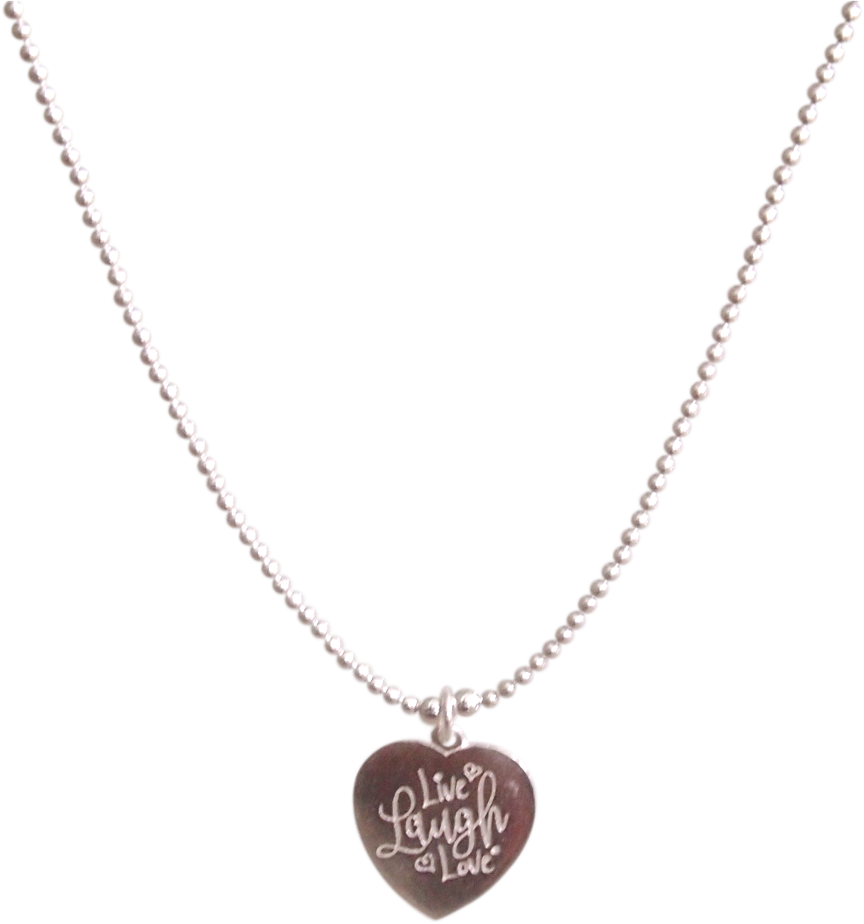 Necklace Tarquina Live Laugh Love - Necklace (1411x1411), Png Download