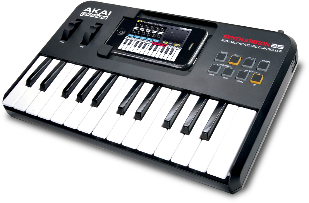 The Synthstation25 Transforms Iphone Or Ipod Touch - Worlde Panda Mini 25 Key (1200x750), Png Download