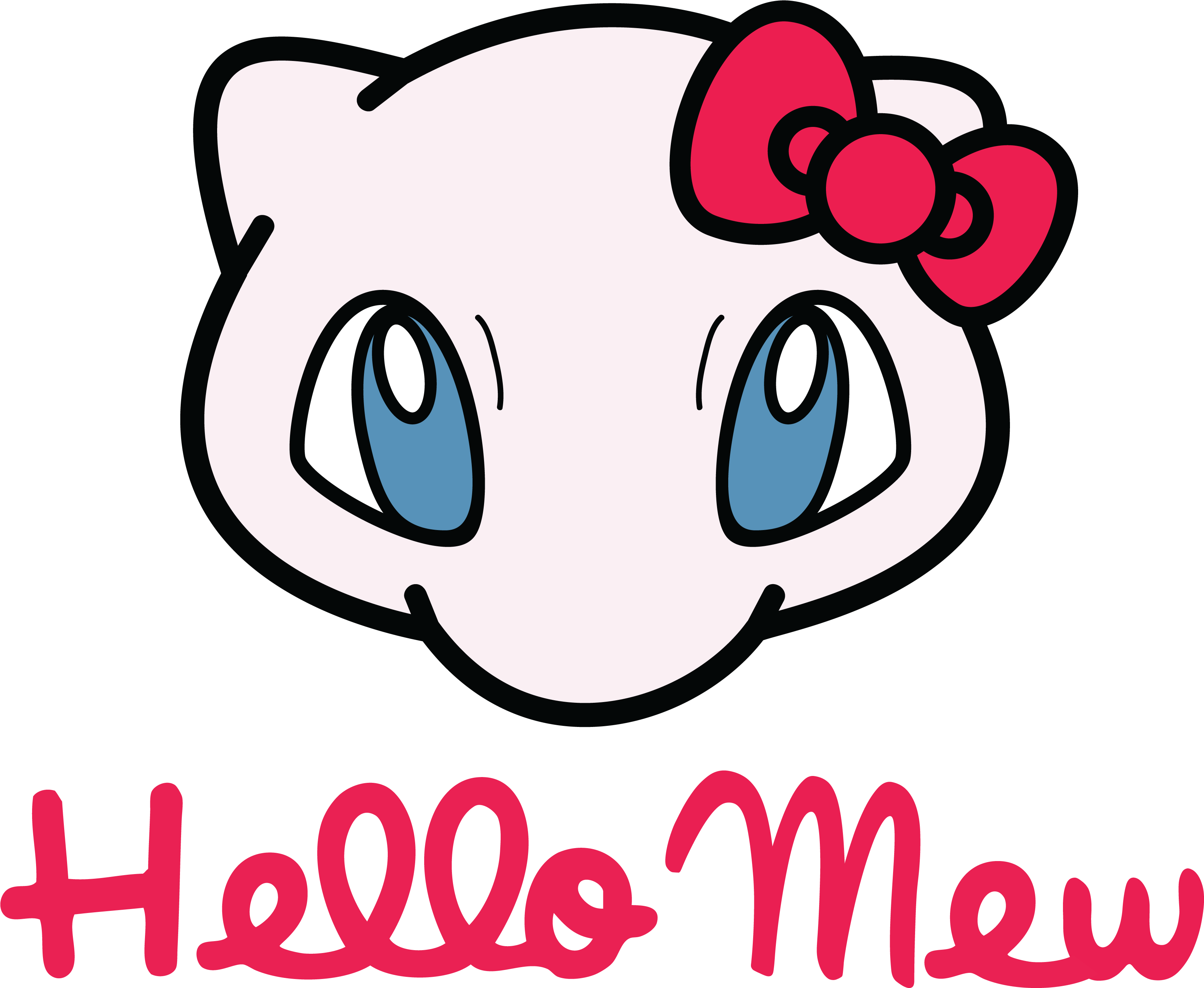 Discover - Hello Kitty Logo Png (3472x3469), Png Download