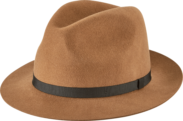 Raw Edge Fedora (700x461), Png Download