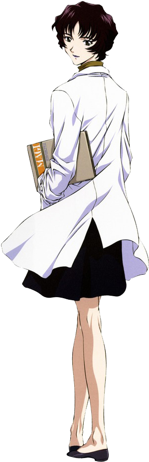 Evangelion Naoko Akagi (329x943), Png Download