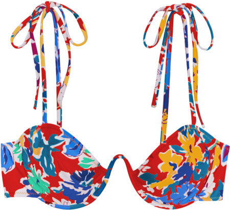 Myriam Bikini Top Liberty Carmine - Araks Myriam Bikini Top (600x600), Png Download
