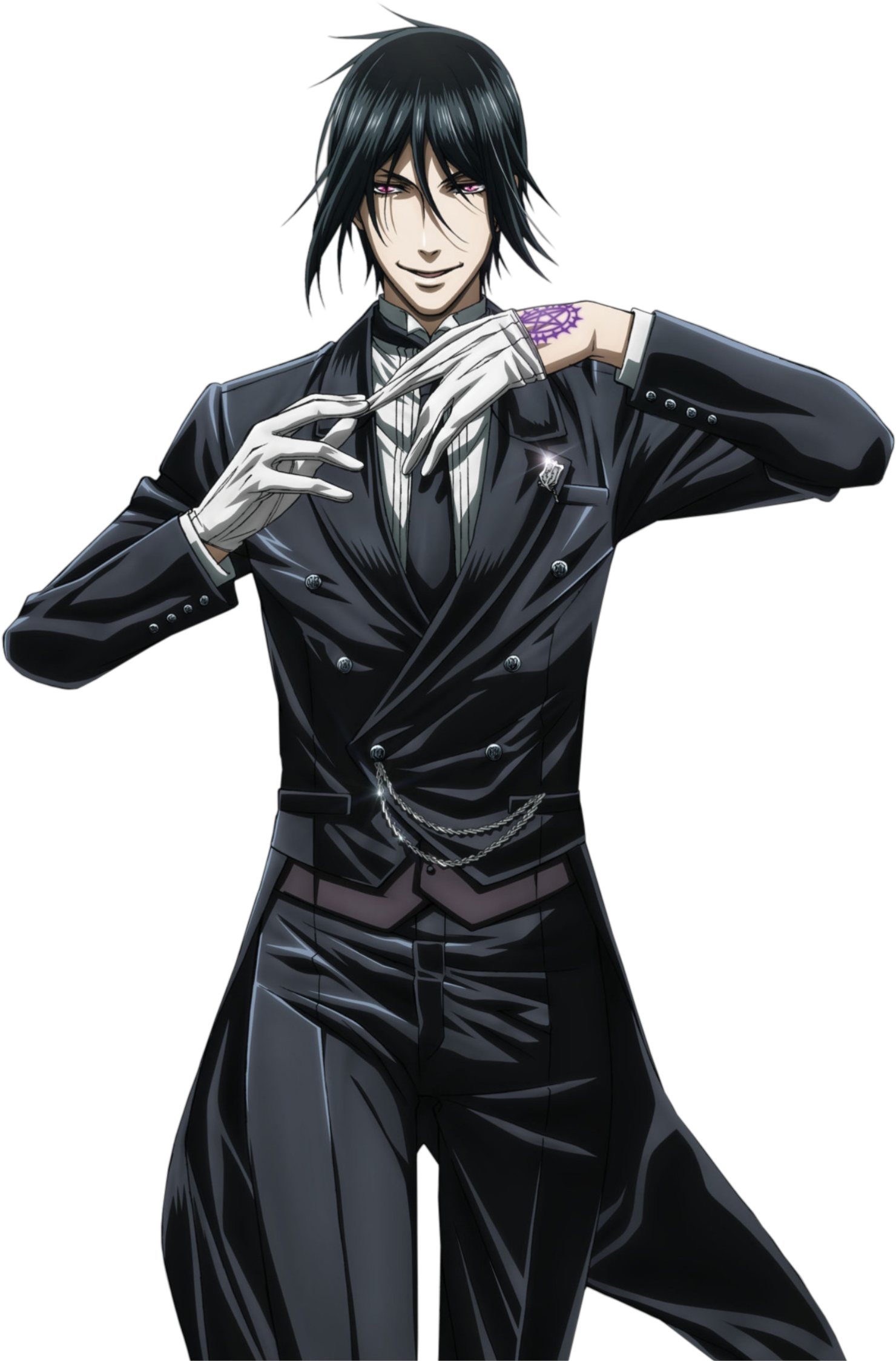 İndir - Butler Outfit Sebastian Michaelis (4096x2304), Png Download