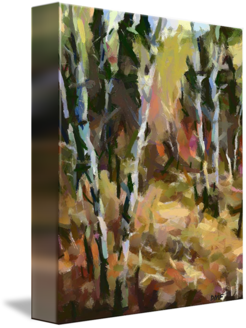 In Autumn By Dragica Micki Fortuna - Watercolor Painting (488x650), Png Download