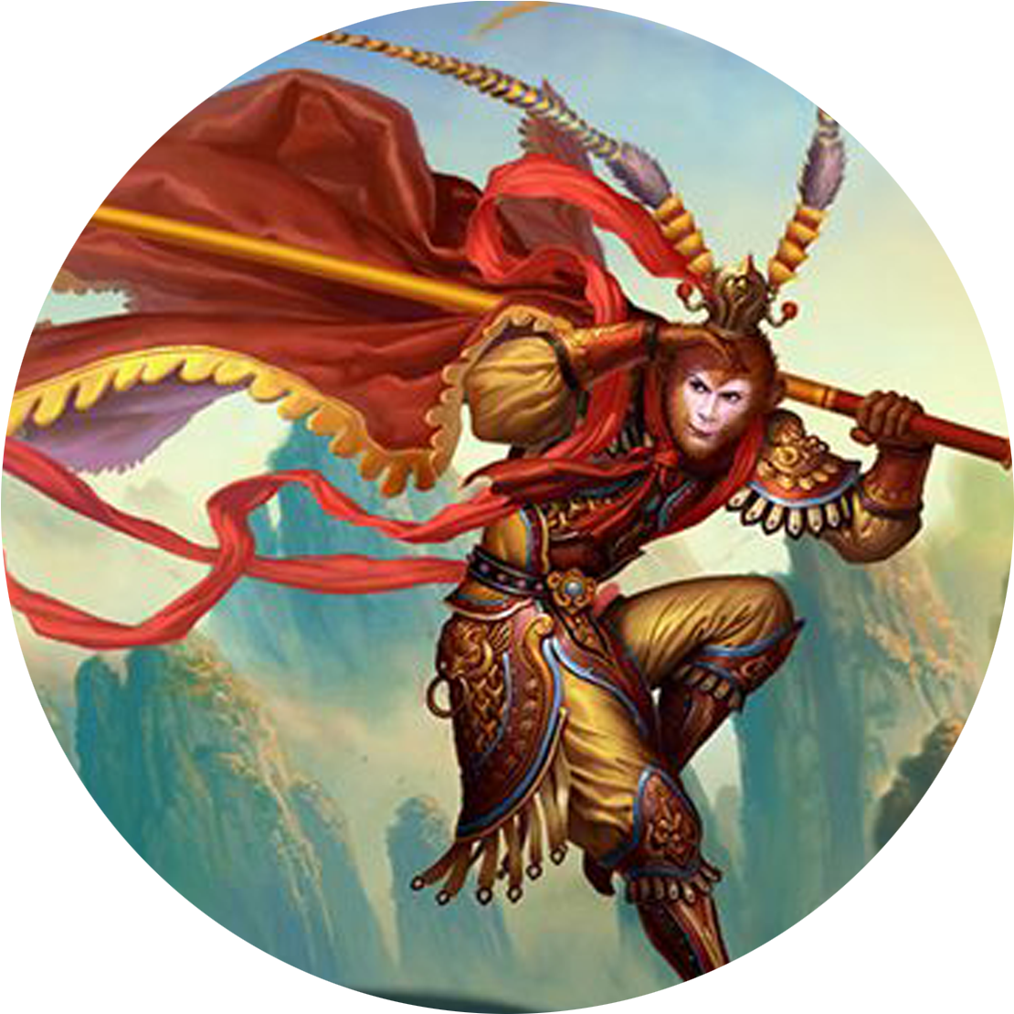 M Profile - Son Goku Chinese Mythology (1112x1140), Png Download