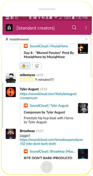 [istandard] Creator Chat Powered By Slack - Tennis (800x800), Png Download