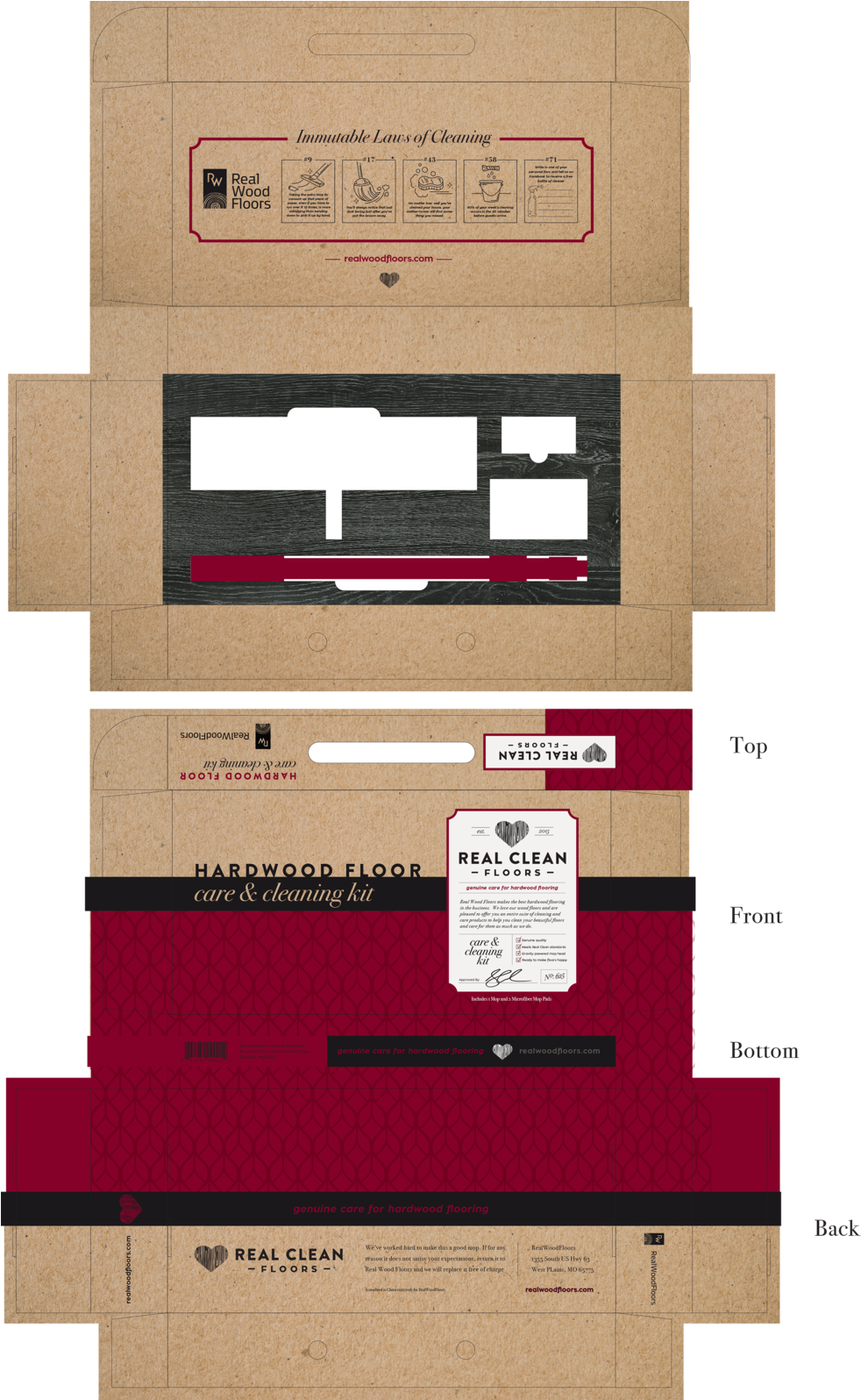 Rwf Realclean Mopbox Revised-1 (1000x1595), Png Download
