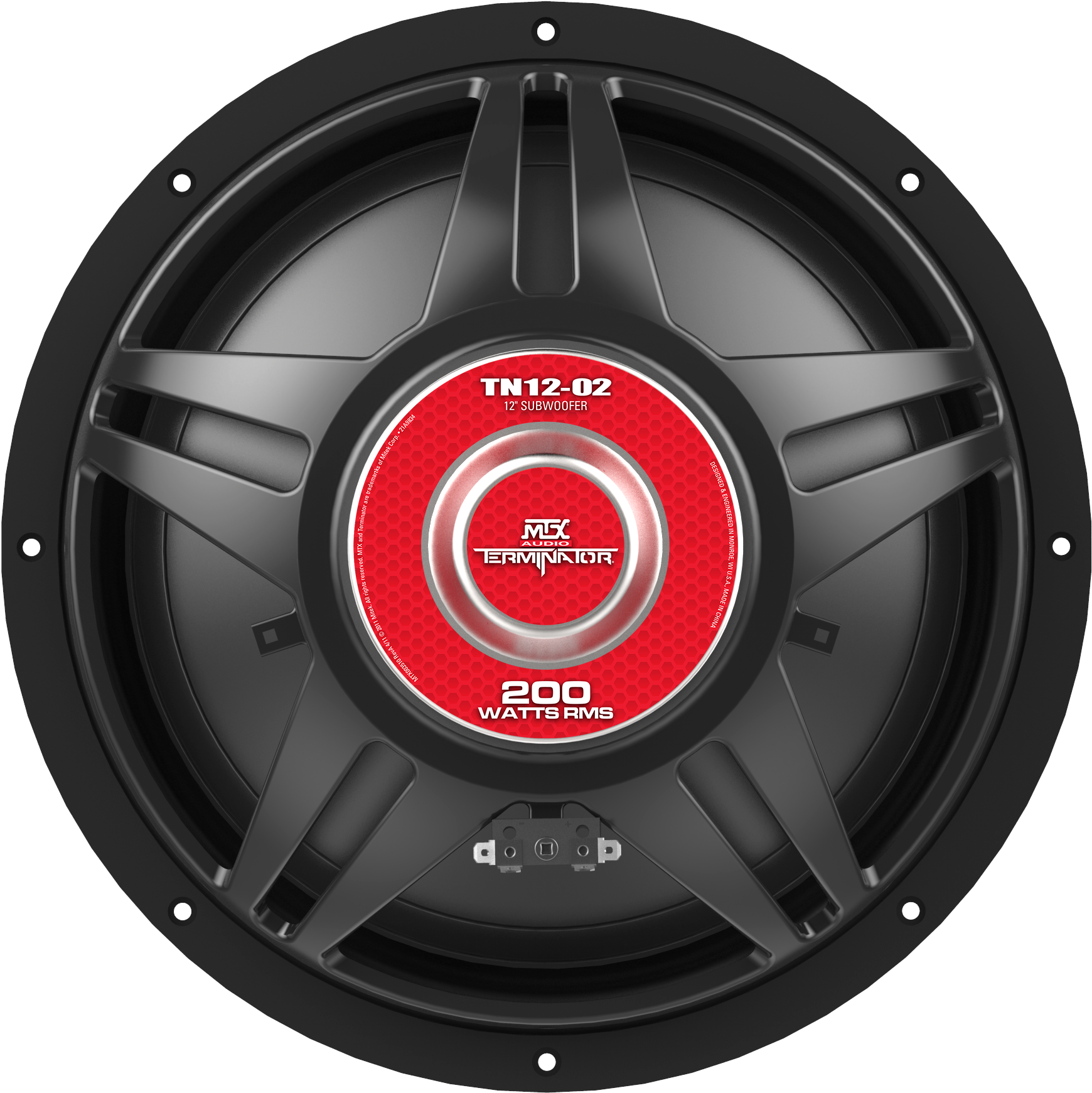 12 Mtx Subwoofer Back (1872x1872), Png Download
