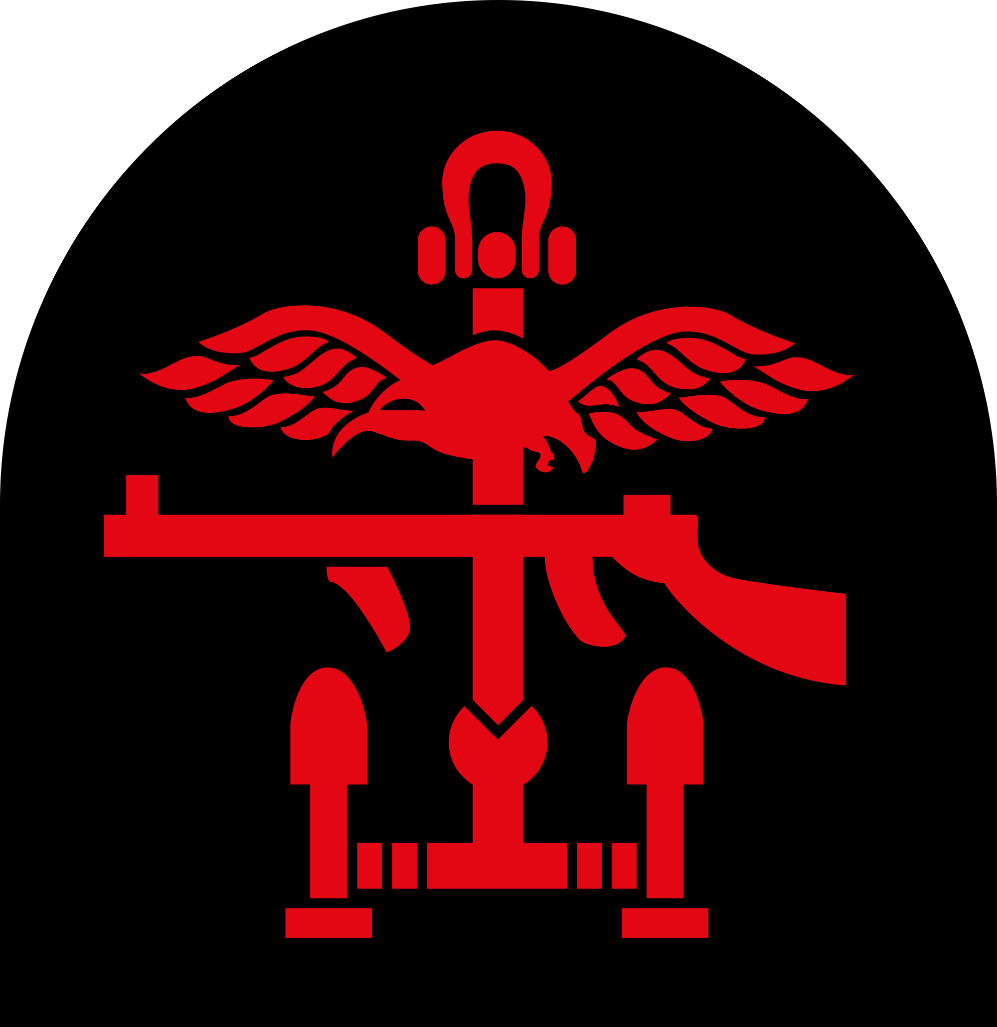 The British Commandos Were A Special Forces Unit Initially - British Commando Insignia (2000x2060), Png Download