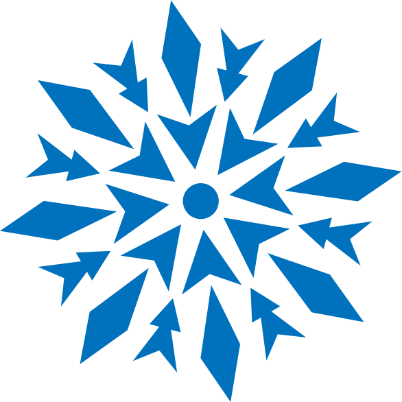 Clipart Snow Flake - Illustration (586x586), Png Download