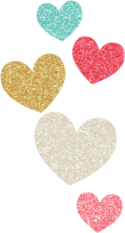 Фото, Автор Mashanbear На Яндекс - Gold Heart Wallpaper Printable (434x800), Png Download