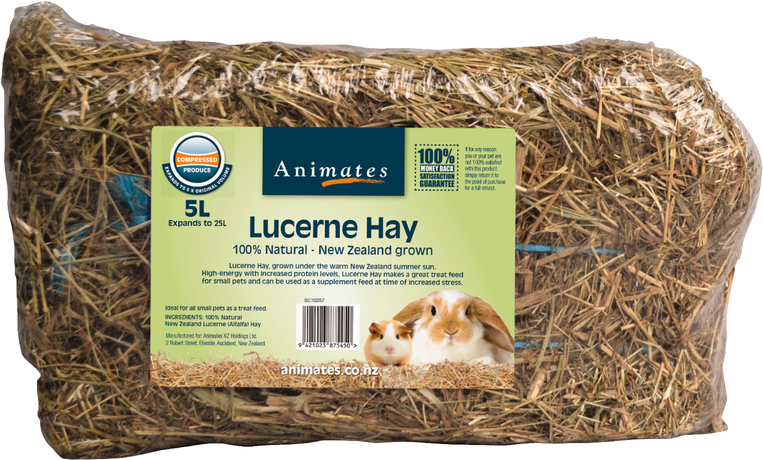 Pressed Hay Small Animals (1600x1034), Png Download