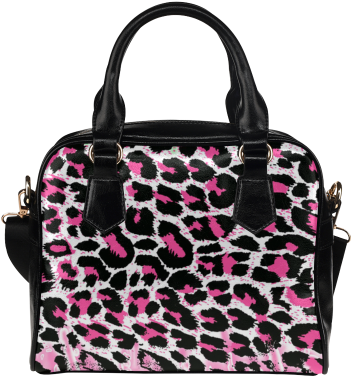 Interestprint Leopard Cheetah Print Women Leather Shoulder (500x500), Png Download
