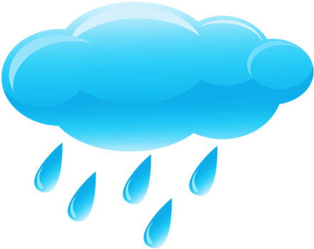 Rain Cloud - Признаки Осени Для Детей (500x410), Png Download