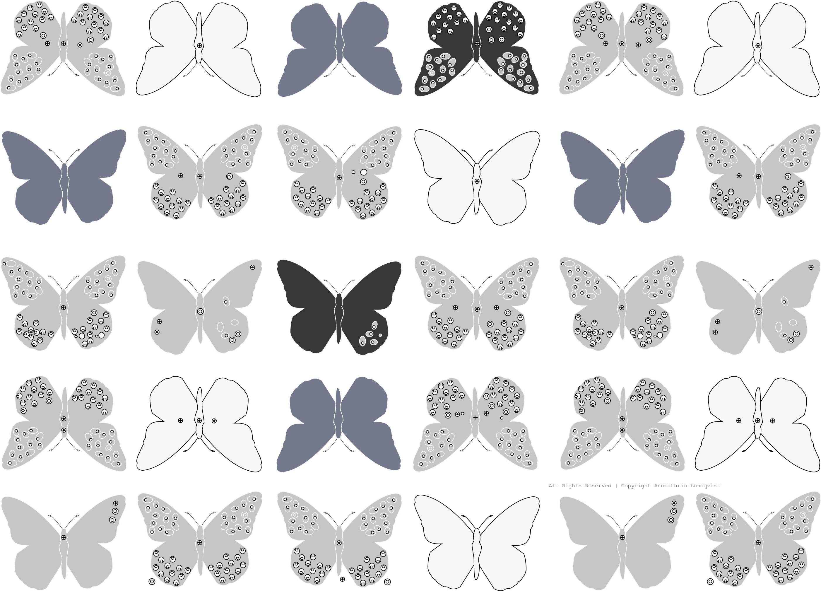 Pictures Of Butterflies To Print - Transparent Butterfly Print (2803x2028), Png Download