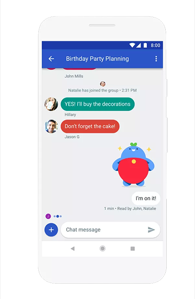 It's An Audacious Plan, But It's Google's Most Realistic - Google Chat Messaging Service (392x600), Png Download