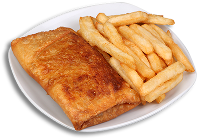 Fish And Chips (540x360), Png Download