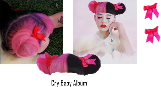 Cry Baby Album Hair - Cry Baby Melanie Martinez Album (672x377), Png Download