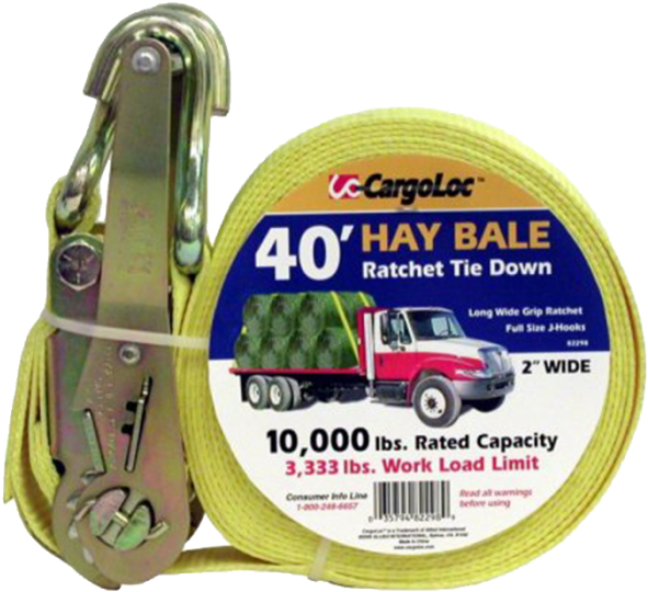 Cargo Loc Ratchet Tie Down Strap - Cargoloc 82298 2-inch By 40-feet Ratchet Tie Downs (700x700), Png Download