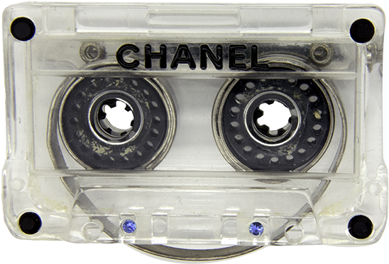Chanel Cassette Tape Brooch - Chanel Cassette Brooch (600x600), Png Download