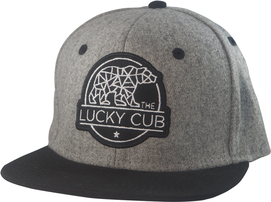 Heritage Wool Snapback Black (1000x1000), Png Download
