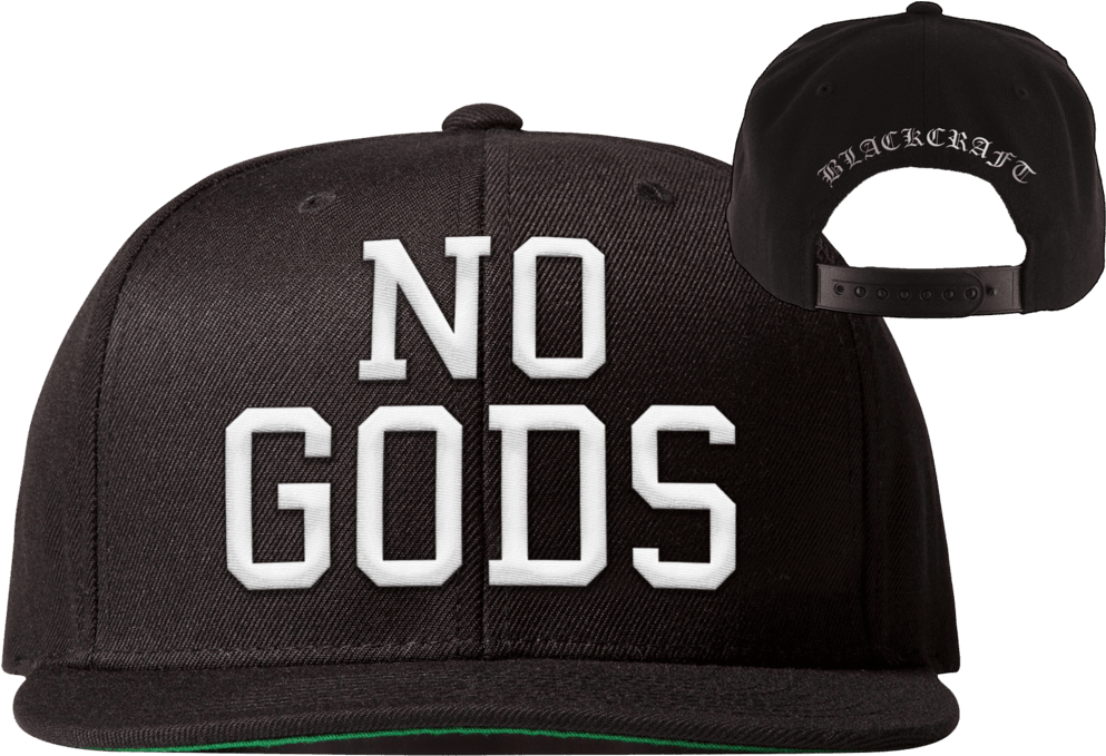No Gods - Snapback Hat - Sinners Are Winners Cap (1000x723), Png Download
