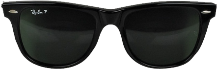 Sunglasses - Heavy Browline Sunglasses (450x280), Png Download