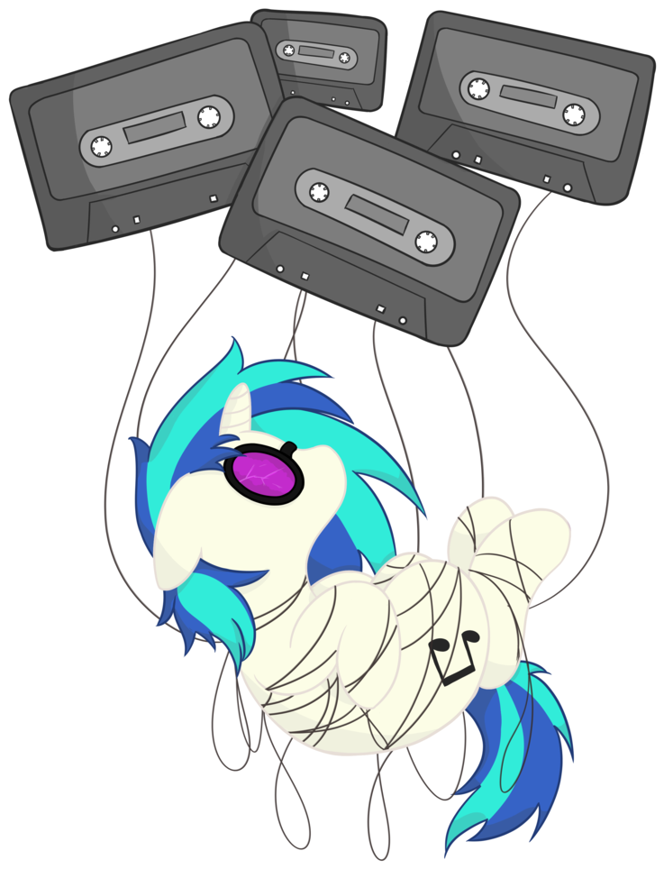 Blissprism, Cassette Tape, Dj Pon-3, Pony, Safe, Simple - Graphic Design (878x1024), Png Download