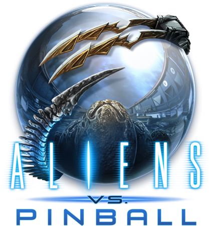 Avp Logo - Aliens Vs Pinball (422x474), Png Download