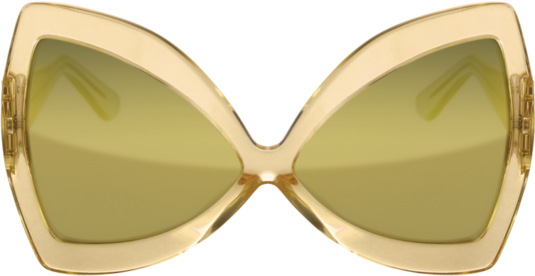 Gold Front Sunglasses (1000x560), Png Download
