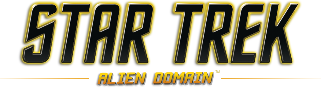 Alien Domain Logo - Star Trek Alien Domain Png (1050x290), Png Download