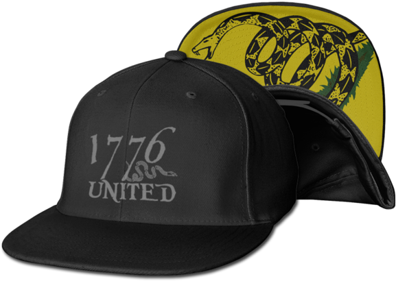 1776 United® Logo Snapback Don't Tread On Me Edition - 1776 United Logo Don't Tread On Me Edition Flat Bill (600x600), Png Download