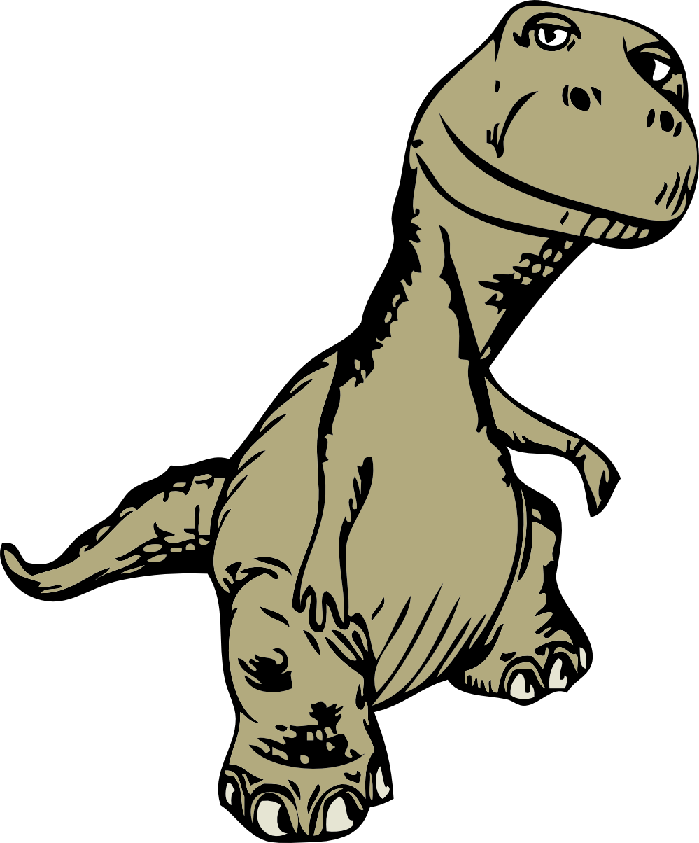 Trex Clip Art Freeuse Stock Free Download On Melbournechapter - Dinosaur Front Clipart (664x800), Png Download