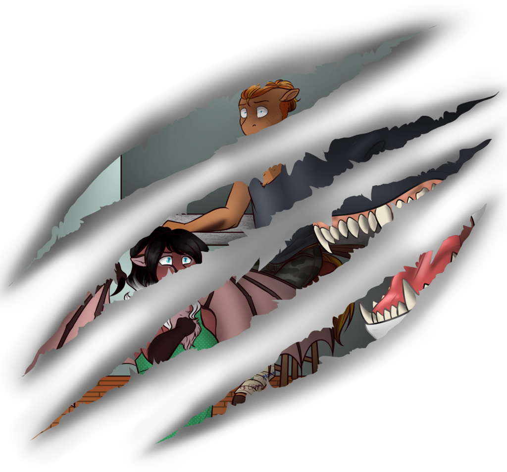 Anthro, Anthro Oc, Artist - Transparent Claw Marks Art (1024x953), Png Download