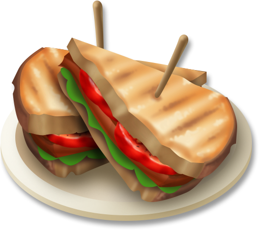 Toast Png Clipart - Hay Day Bacon Toast (509x509), Png Download