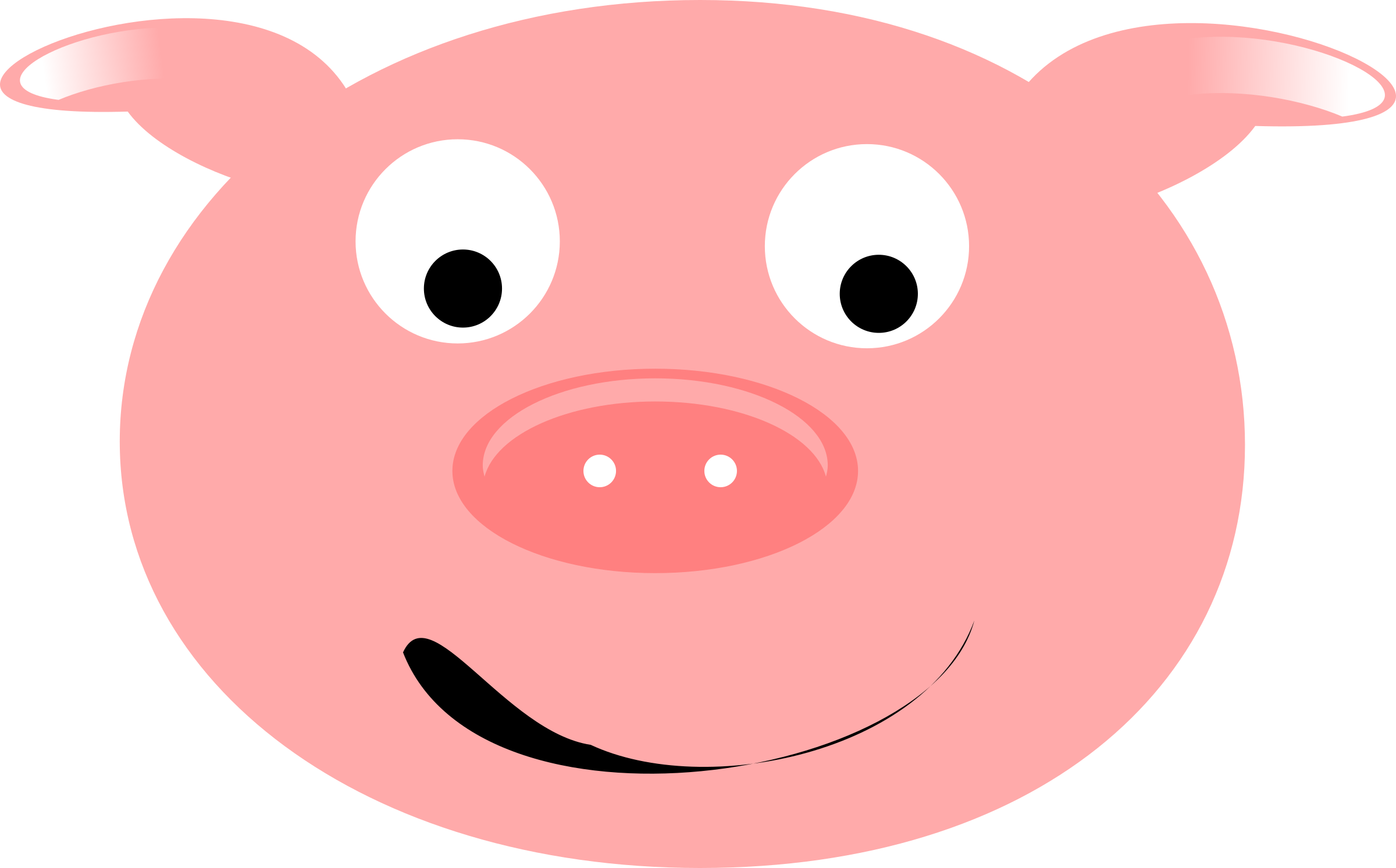 Big Image - หน้า หมู Png (2400x1493), Png Download