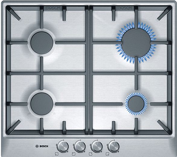 Bosch Gas Hob Pcp615b90b (615x600), Png Download