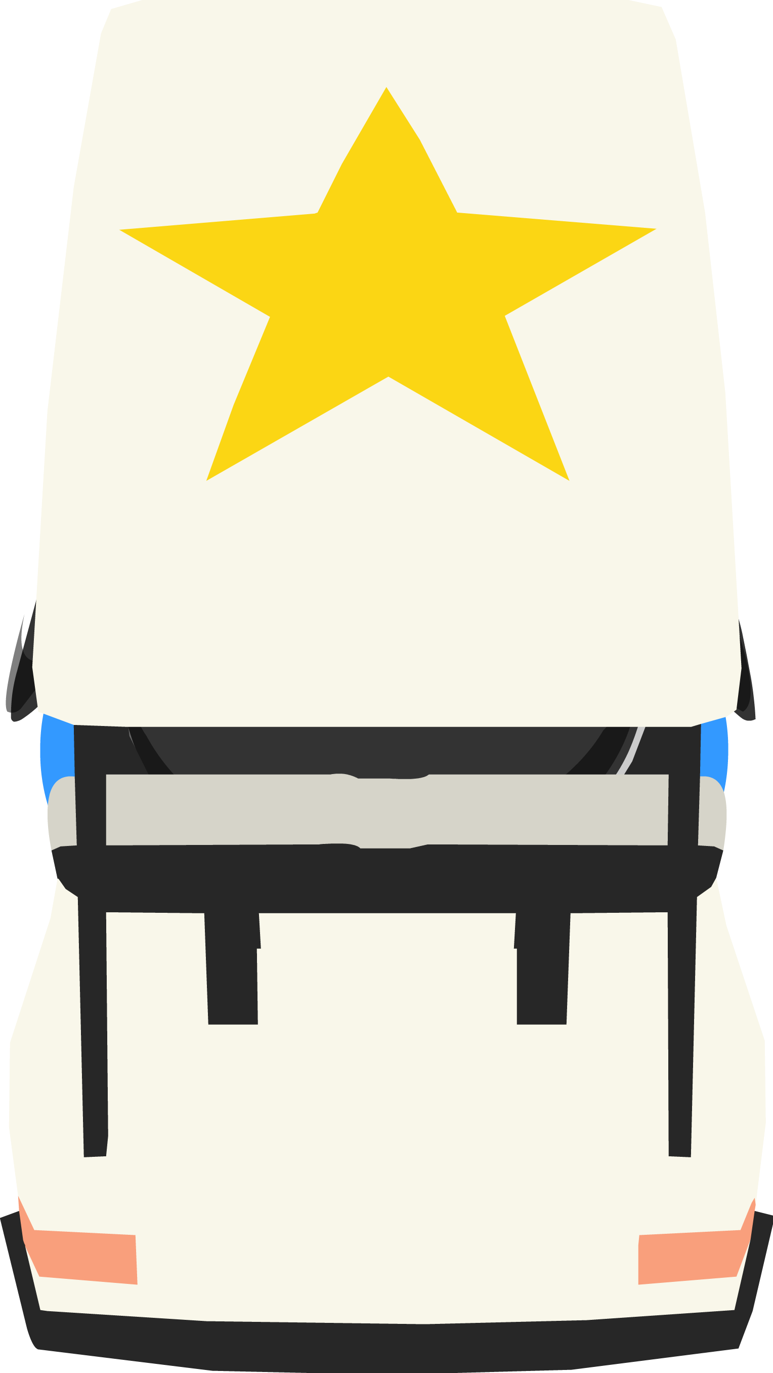 Golf Cart Back View - Golf (1528x2712), Png Download