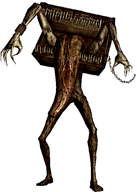 Mimic Standing - Dark Souls Mimic (476x666), Png Download