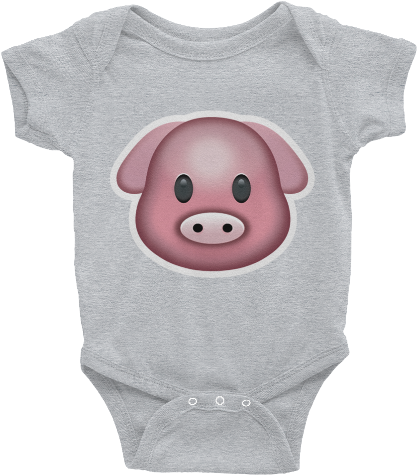 Emoji Baby Short Sleeve One Piece - Baby Onesie Tennis, Tennis Coach Gift, Baby Shower (1000x1000), Png Download